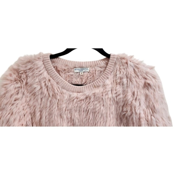Opening Ceremony Pink Angora Rabbit Fur Crewneck Sweater Size M - Picture 3 of 15